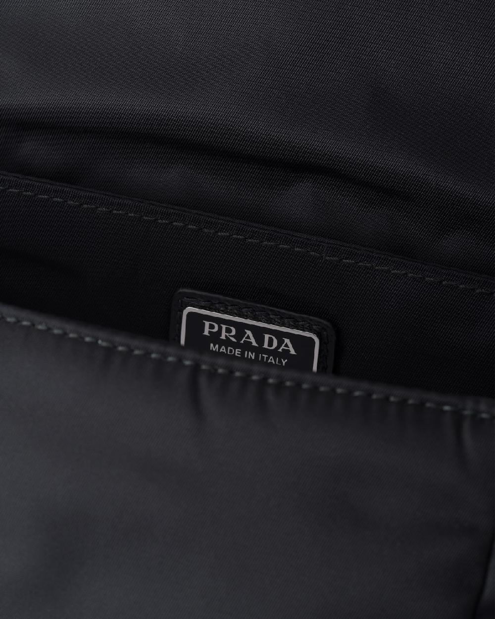 Prada Bolso Bandolera De Re-Nylon Y Piel Saffiano
