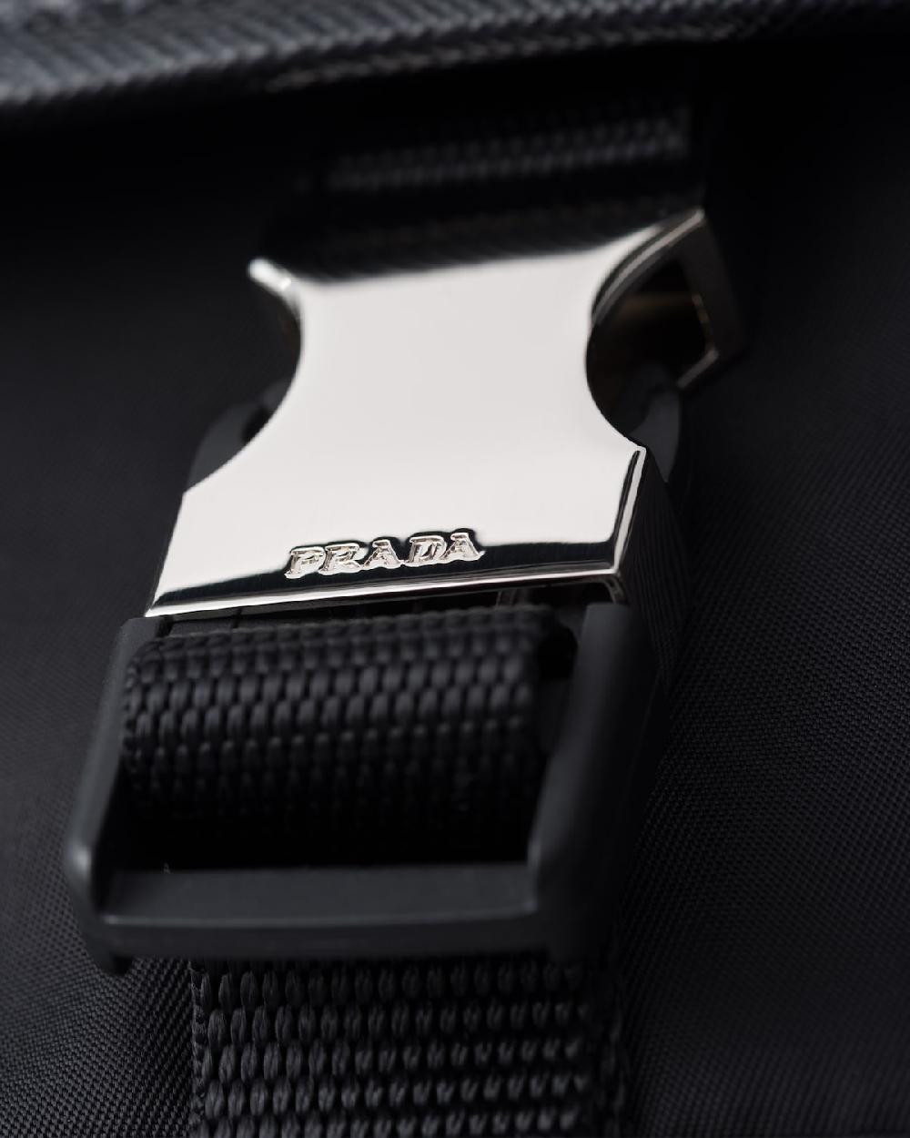 Prada Bolso Bandolera De Re-Nylon Y Piel Saffiano
