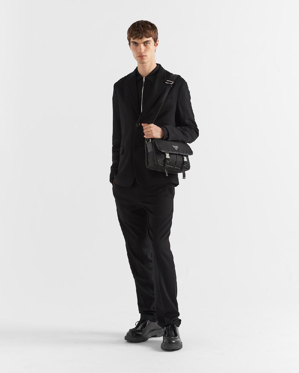 Prada Bolso bandolera de Re-Nylon y piel Saffiano