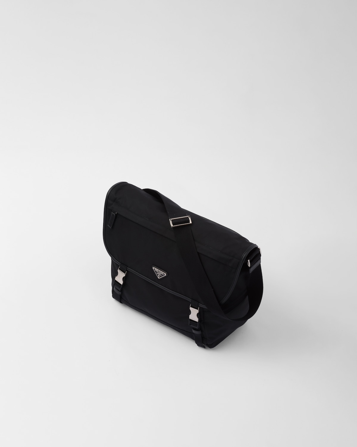 Prada Bolso Bandolera De Re-Nylon Y Piel Saffiano