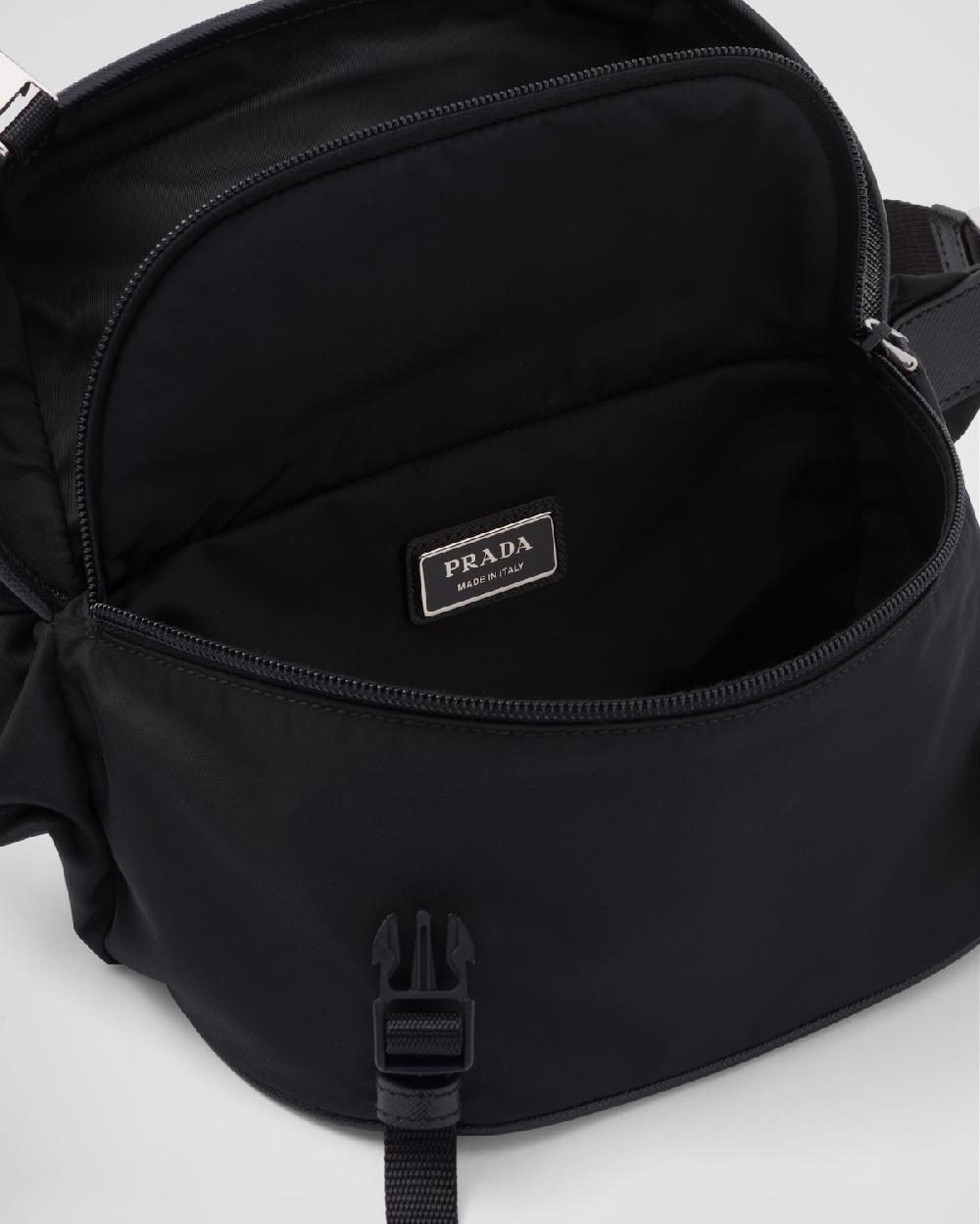 Prada Bolso Bandolera De Re-Nylon Y Piel Saffiano