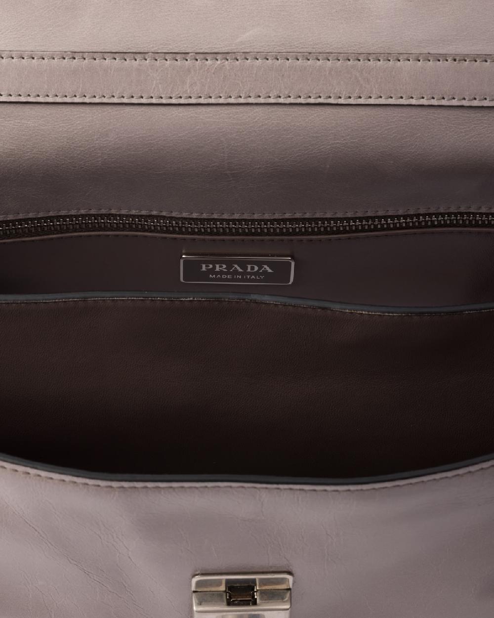 Prada Bolso De Piel Mediano