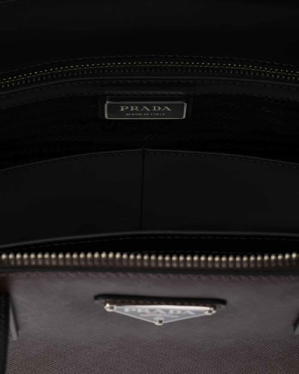 Prada Bolso De Piel Saffiano
