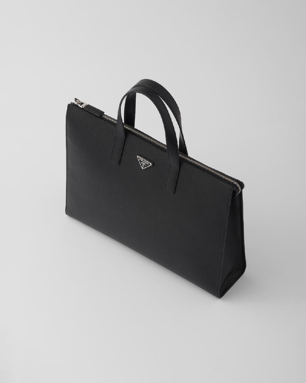 Prada Bolso De Piel Saffiano