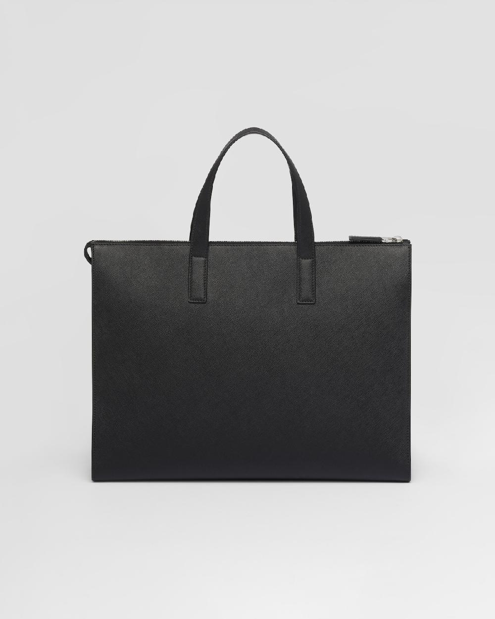 Prada Bolso De Piel Saffiano