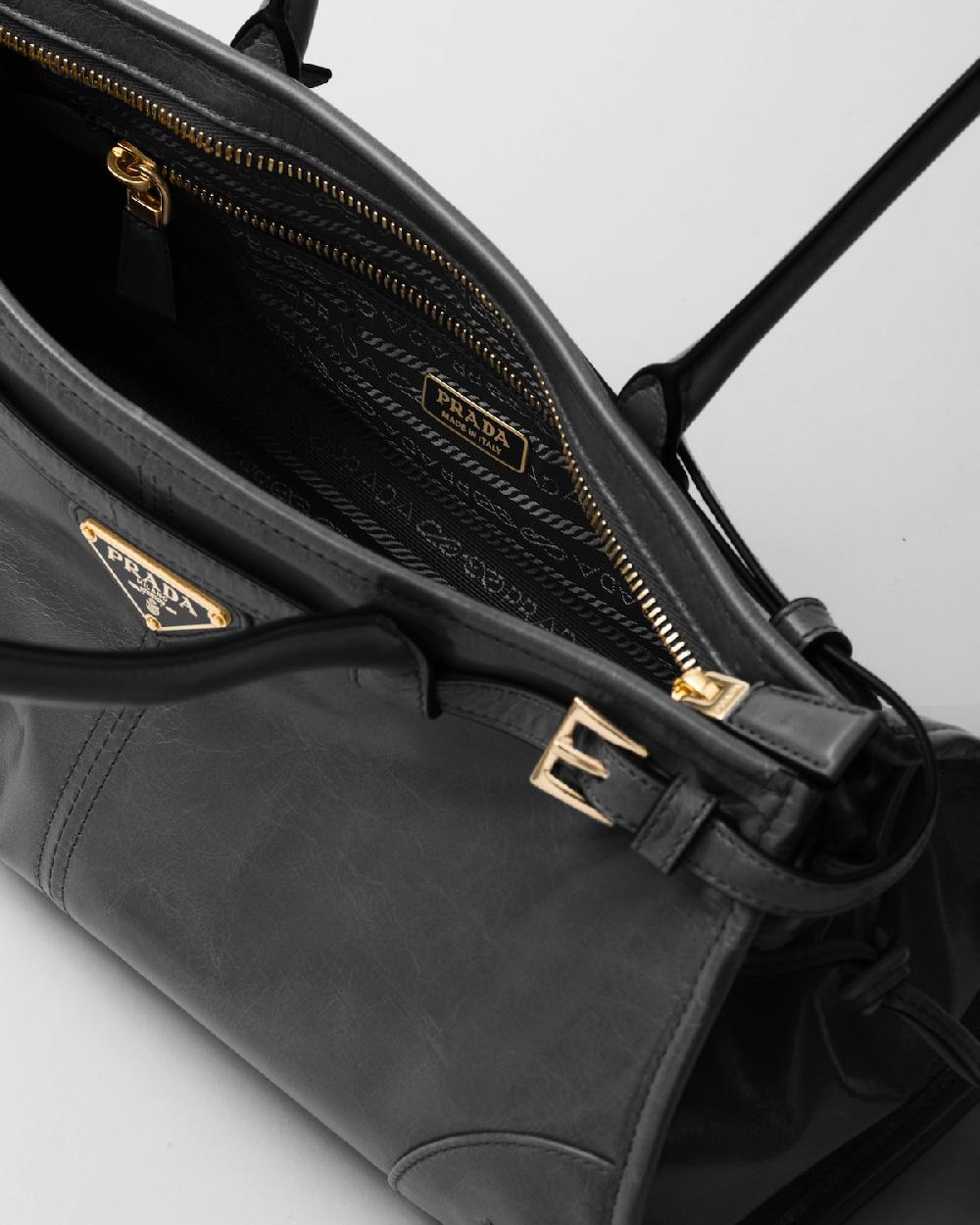 Prada Bolso Mediano Prada Bonnie De Piel