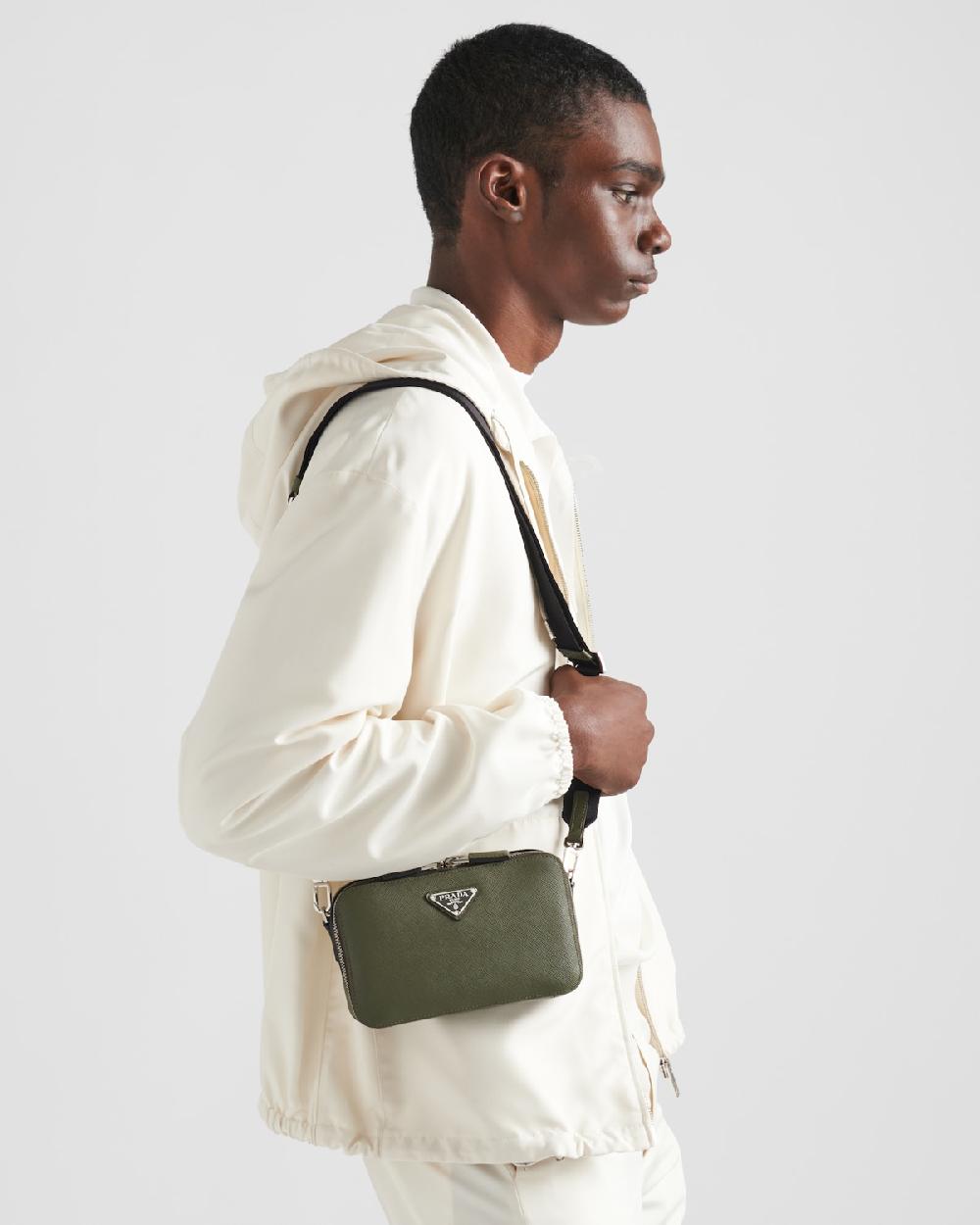 Prada Bolso Prada Brique de piel Saffiano