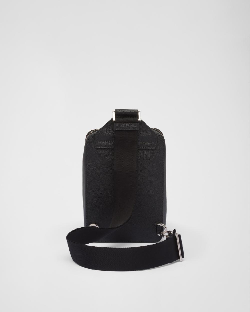 Prada Bolso Prada Brique De Piel Saffiano