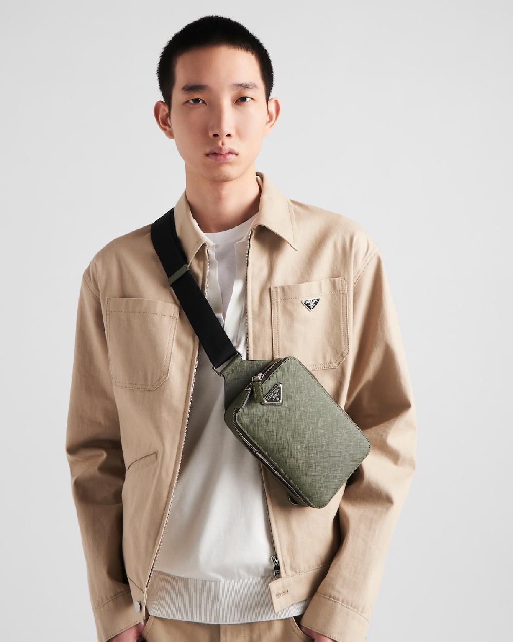 Prada Bolso Prada Brique de piel Saffiano