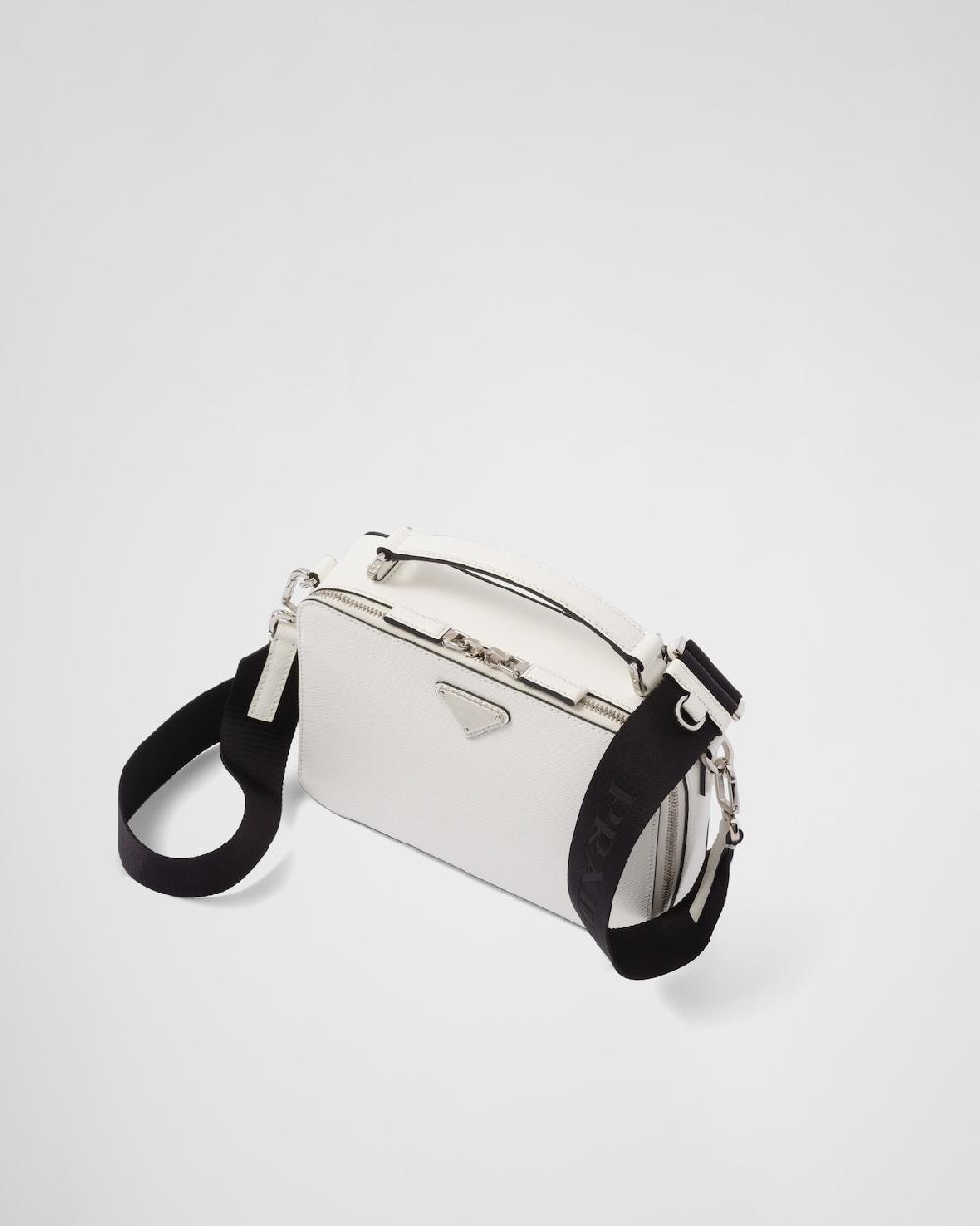 Prada Bolso Prada Brique De Piel Saffiano