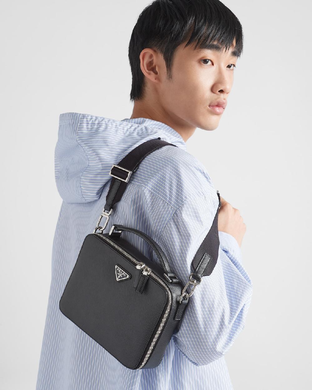 Prada Bolso Prada Brique de piel Saffiano