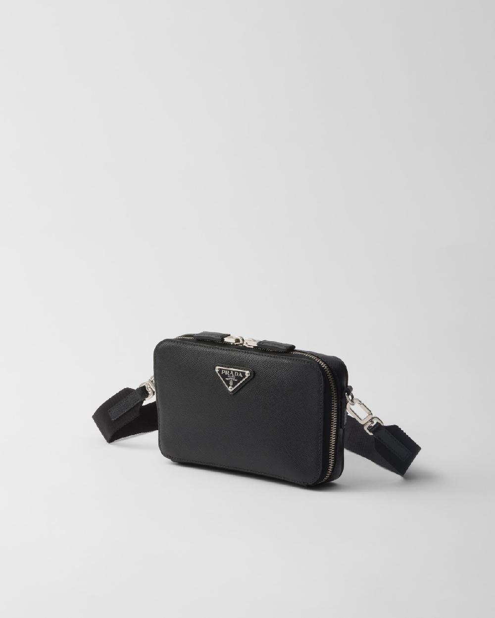 Prada Bolso Prada Brique De Piel Saffiano