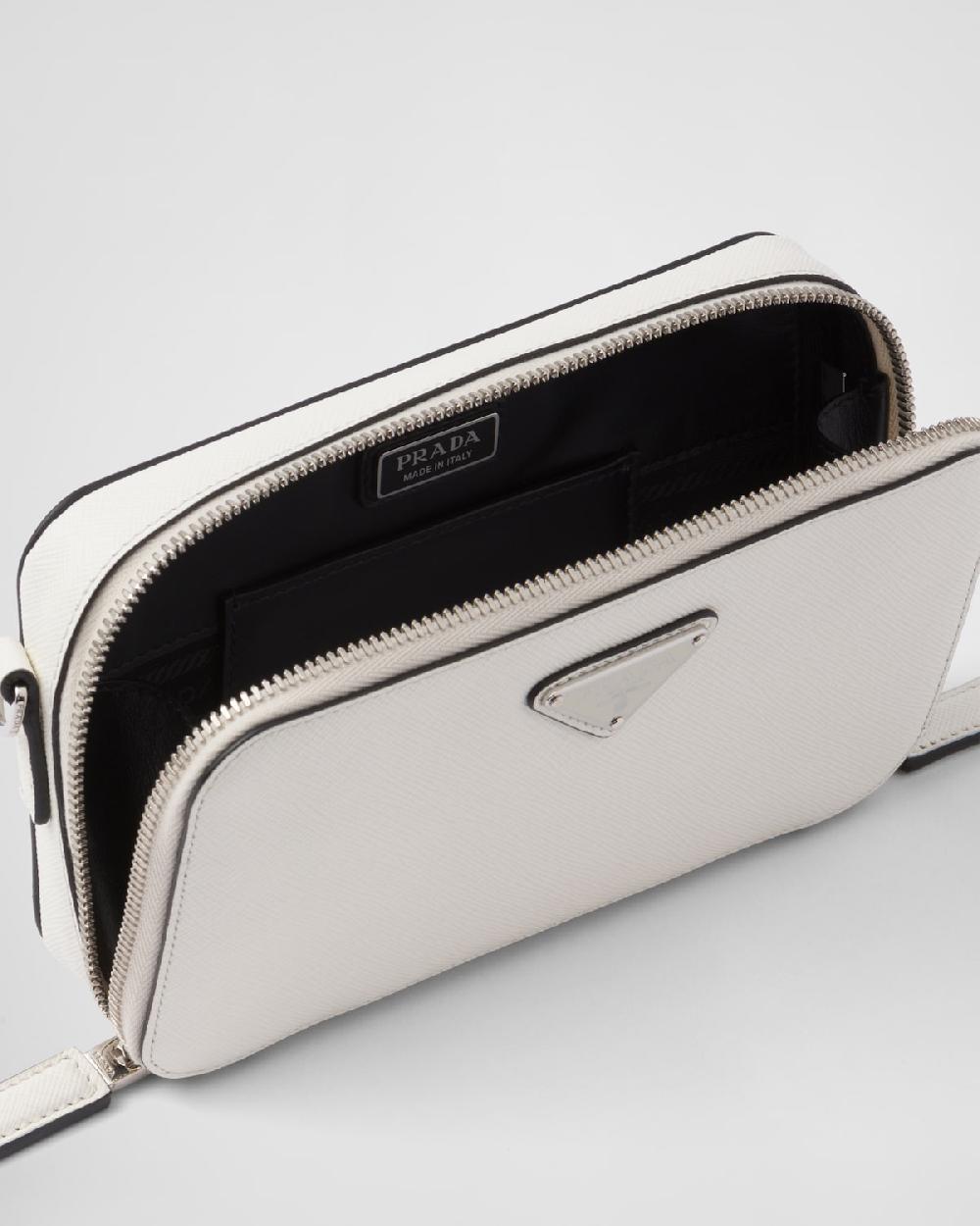 Prada Bolso Prada Brique De Piel Saffiano