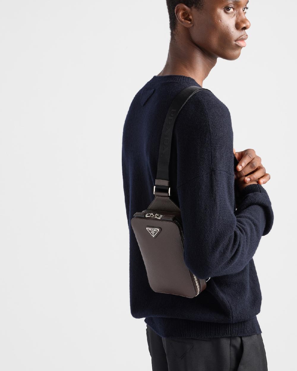 Prada Bolso Prada Brique de piel Saffiano