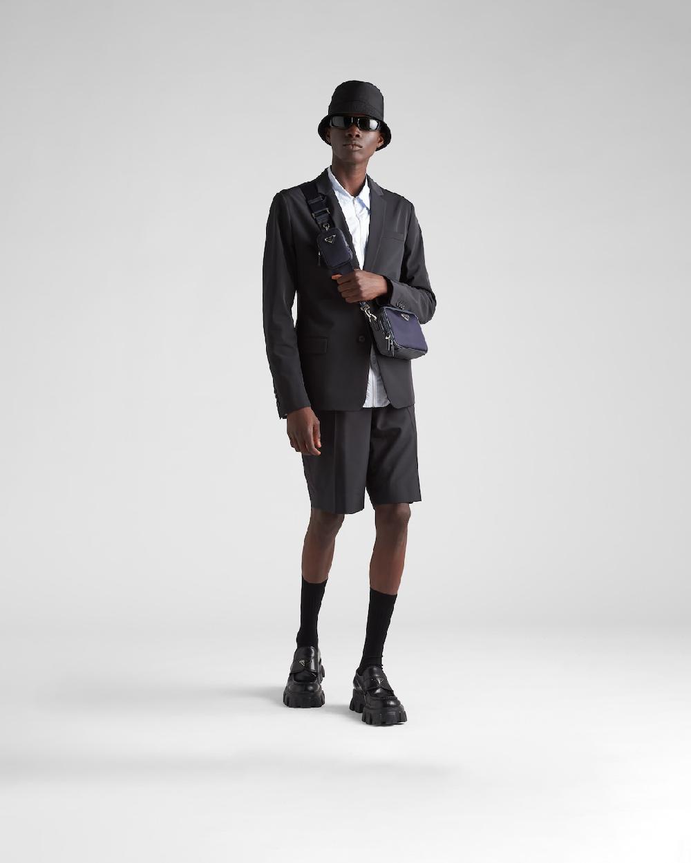 Prada Bolso Re-Nylon y piel Saffiano Prada Brique