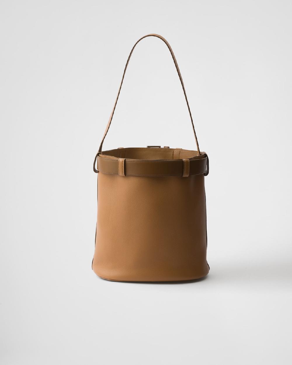 Prada Bolso Saco Prada Buckle De Piel Con Cinturón