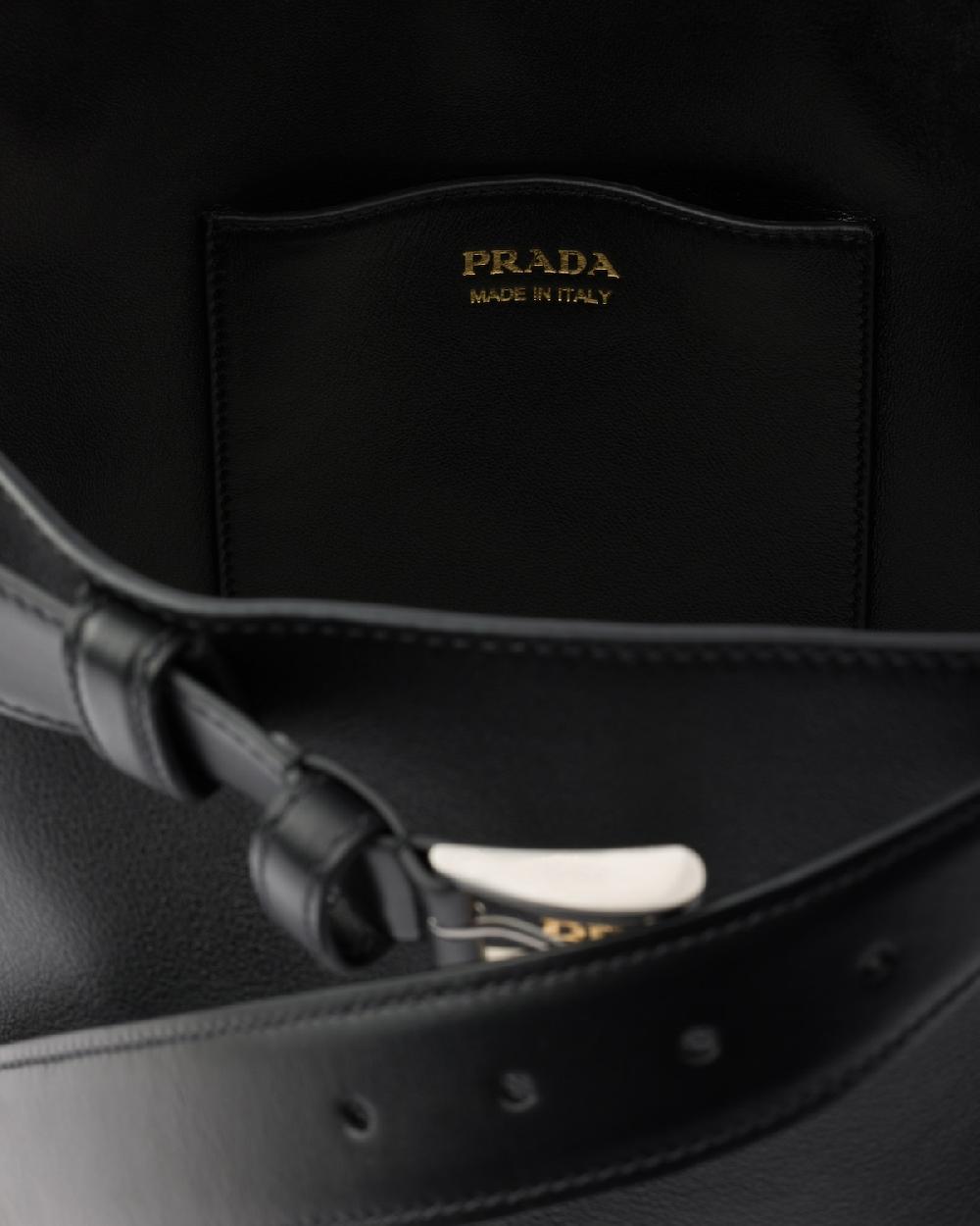 Prada Bolso Saco Prada Buckle De Piel Con Cinturón