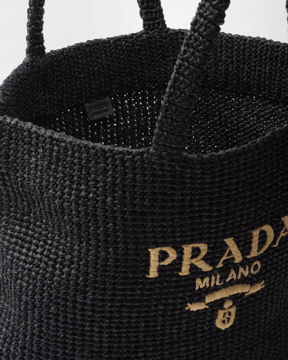 Prada Bolso Tote De Croché