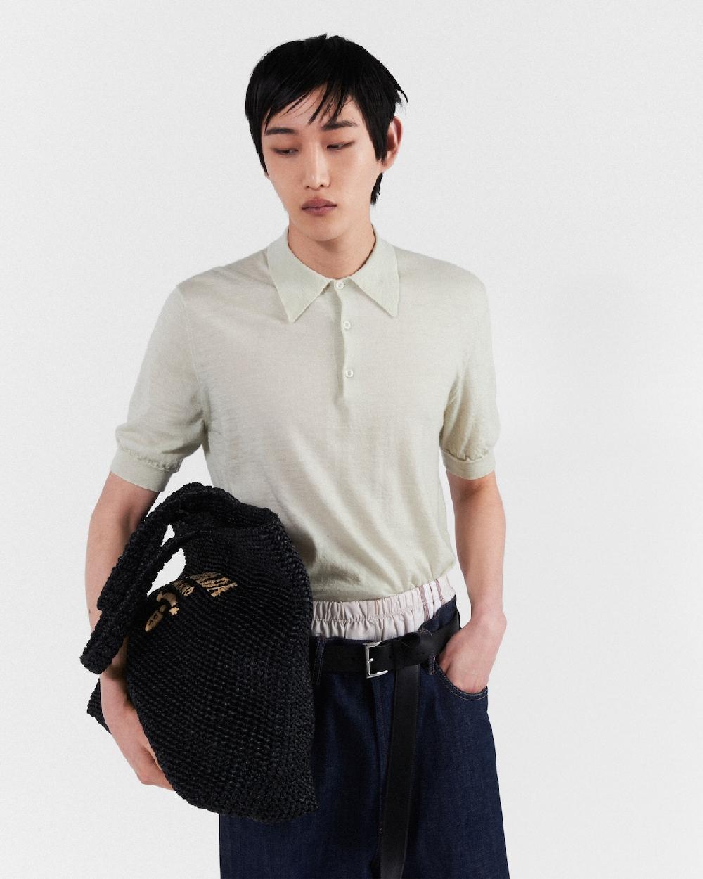 Prada Bolso tote de croché