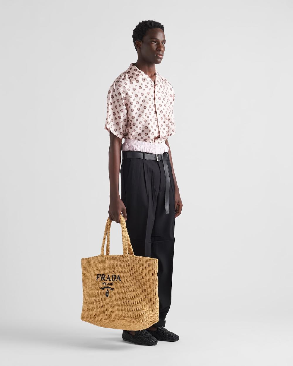 Prada Bolso tote de croché