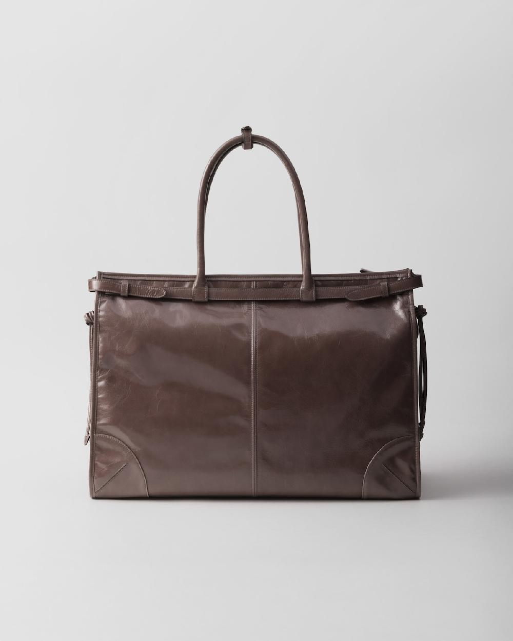 Prada Bolso Tote De Piel