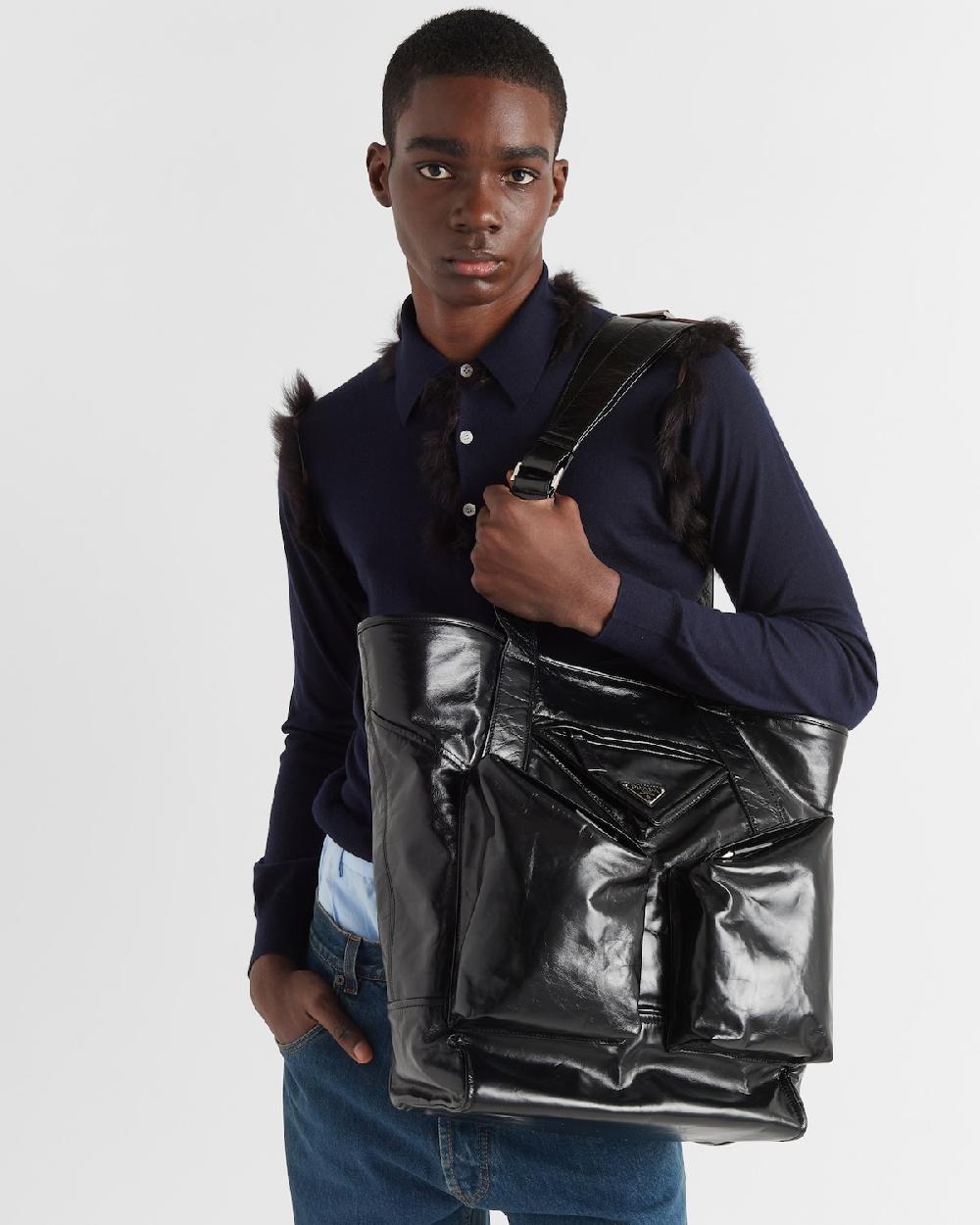 Prada Bolso tote de piel