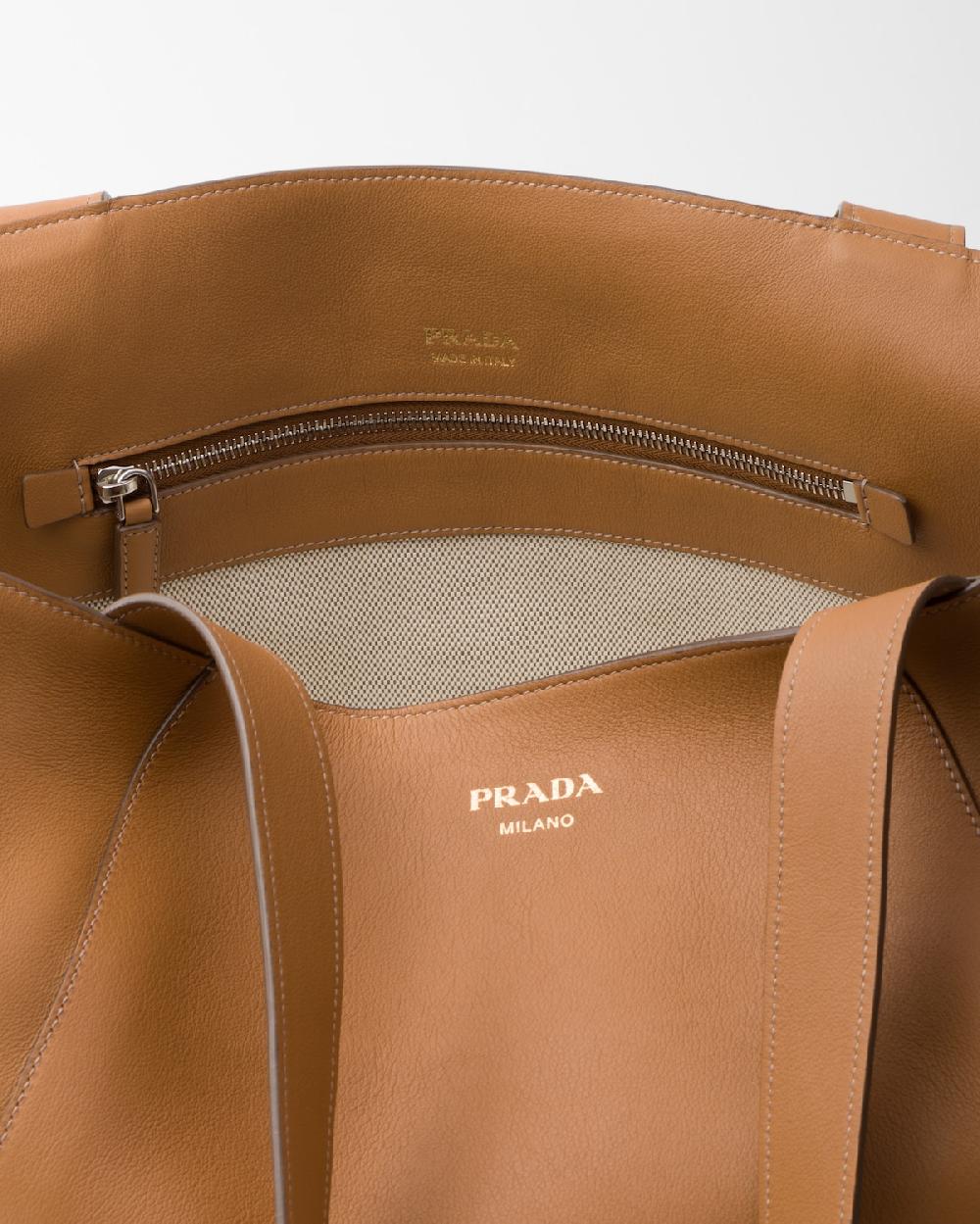 Prada Bolso Tote De Piel