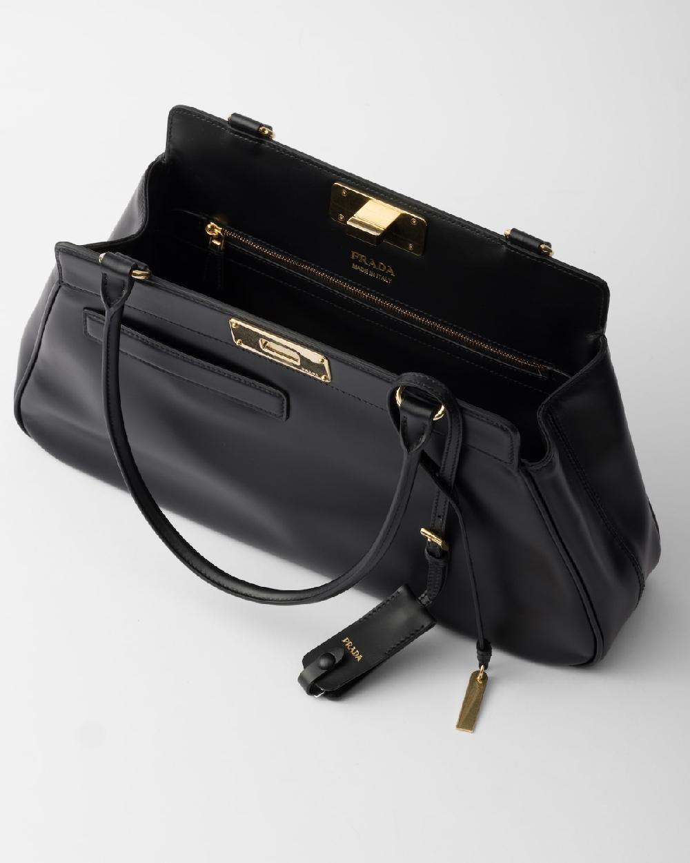 Prada Bolso Tote De Piel Mediano