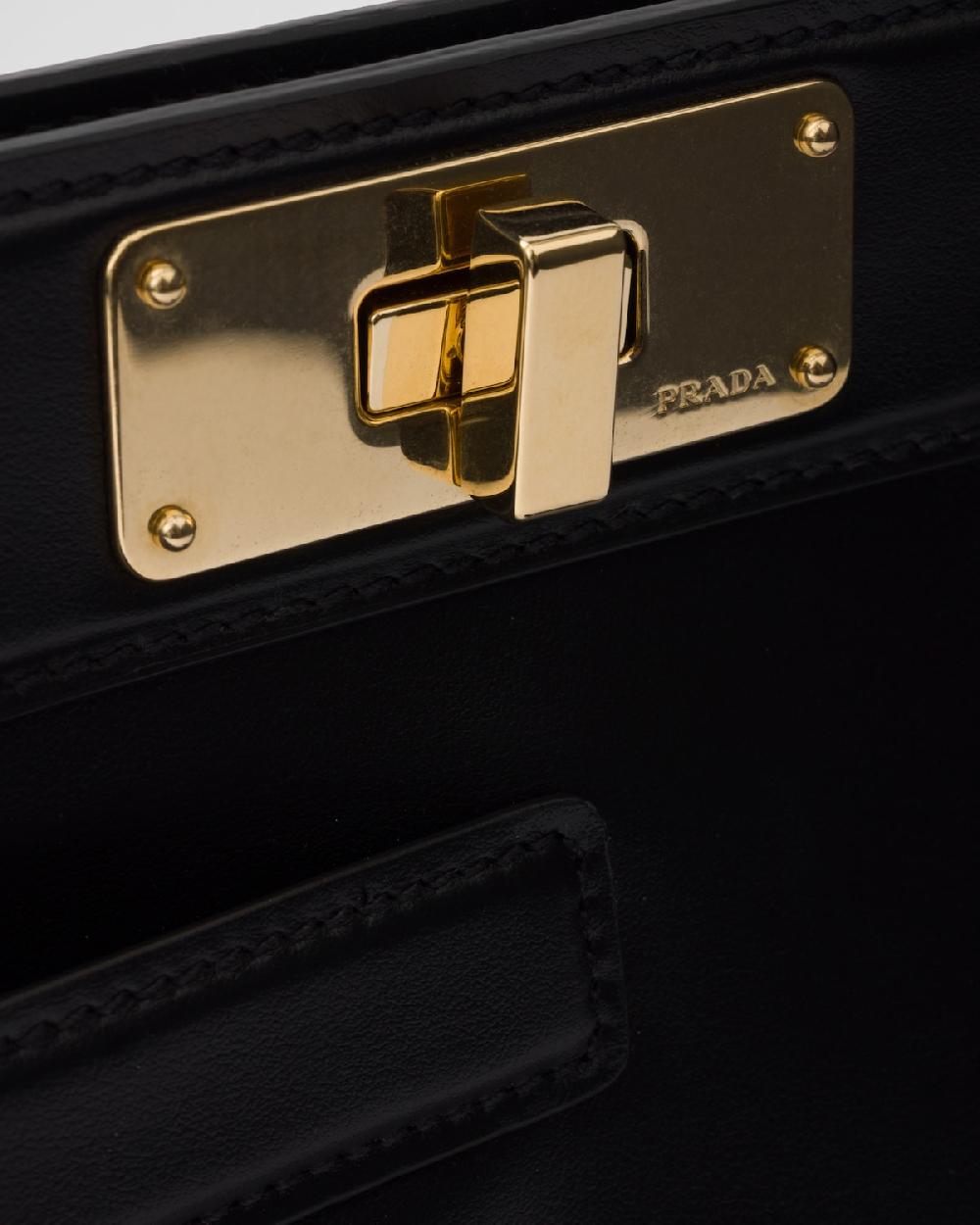 Prada Bolso Tote De Piel Mediano