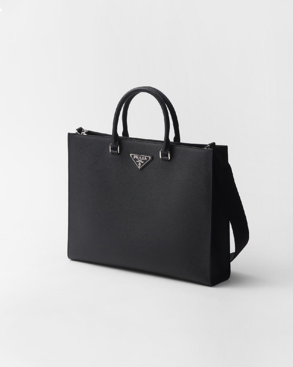 Prada Bolso Tote De Piel Saffiano