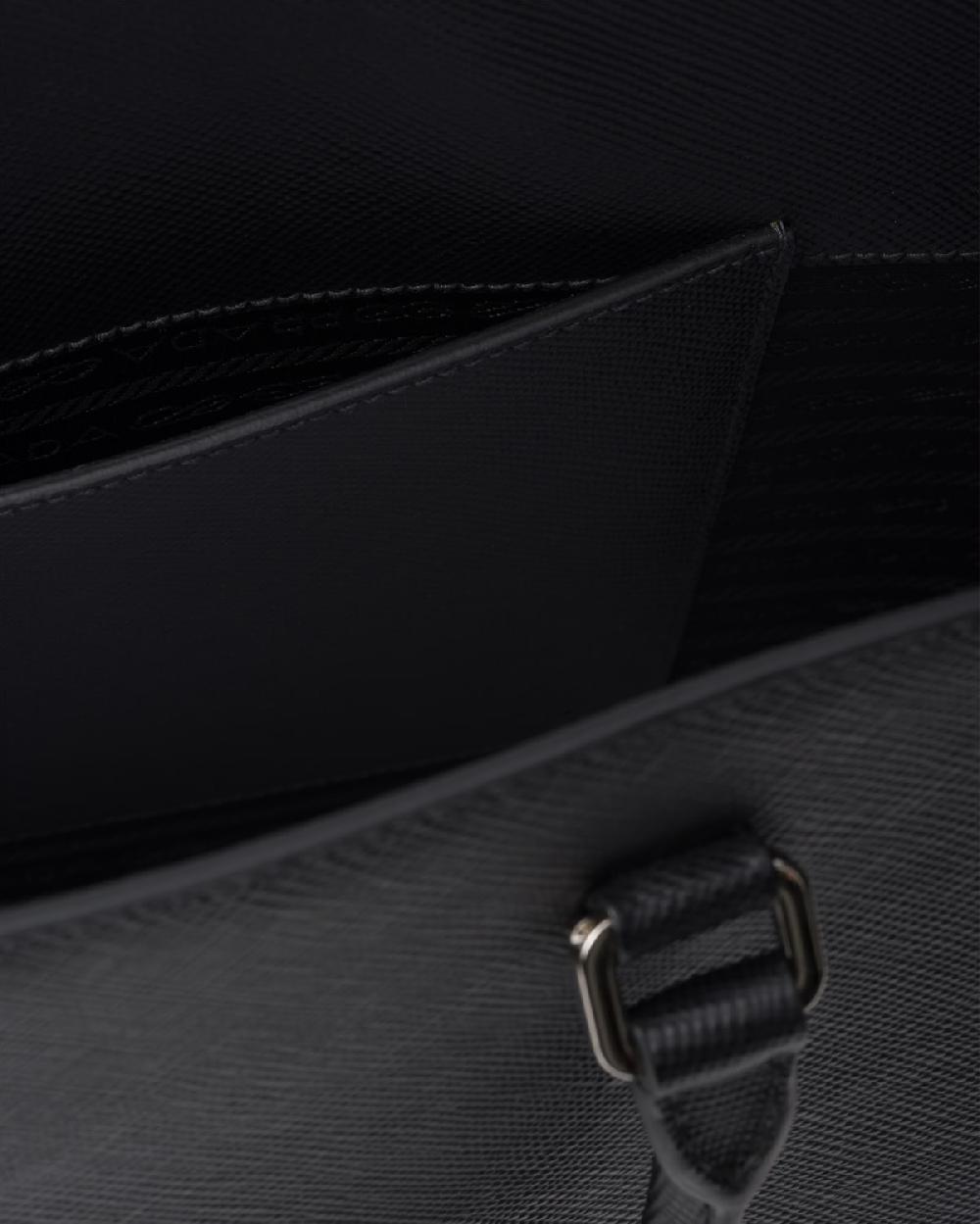 Prada Bolso Tote De Piel Saffiano