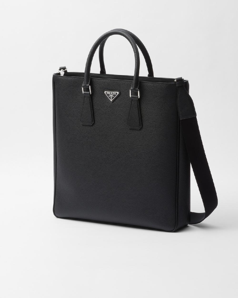 Prada Bolso Tote De Piel Saffiano