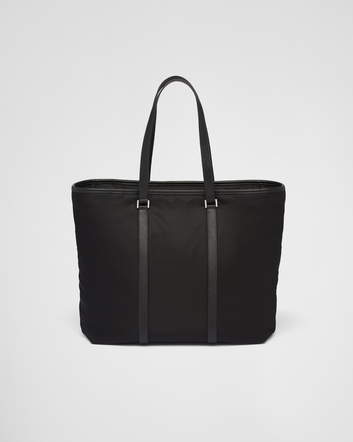 Prada Bolso Tote De Re-Nylon Y Piel Saffiano