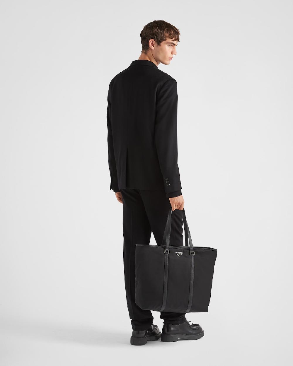 Prada Bolso tote de Re-Nylon y piel Saffiano