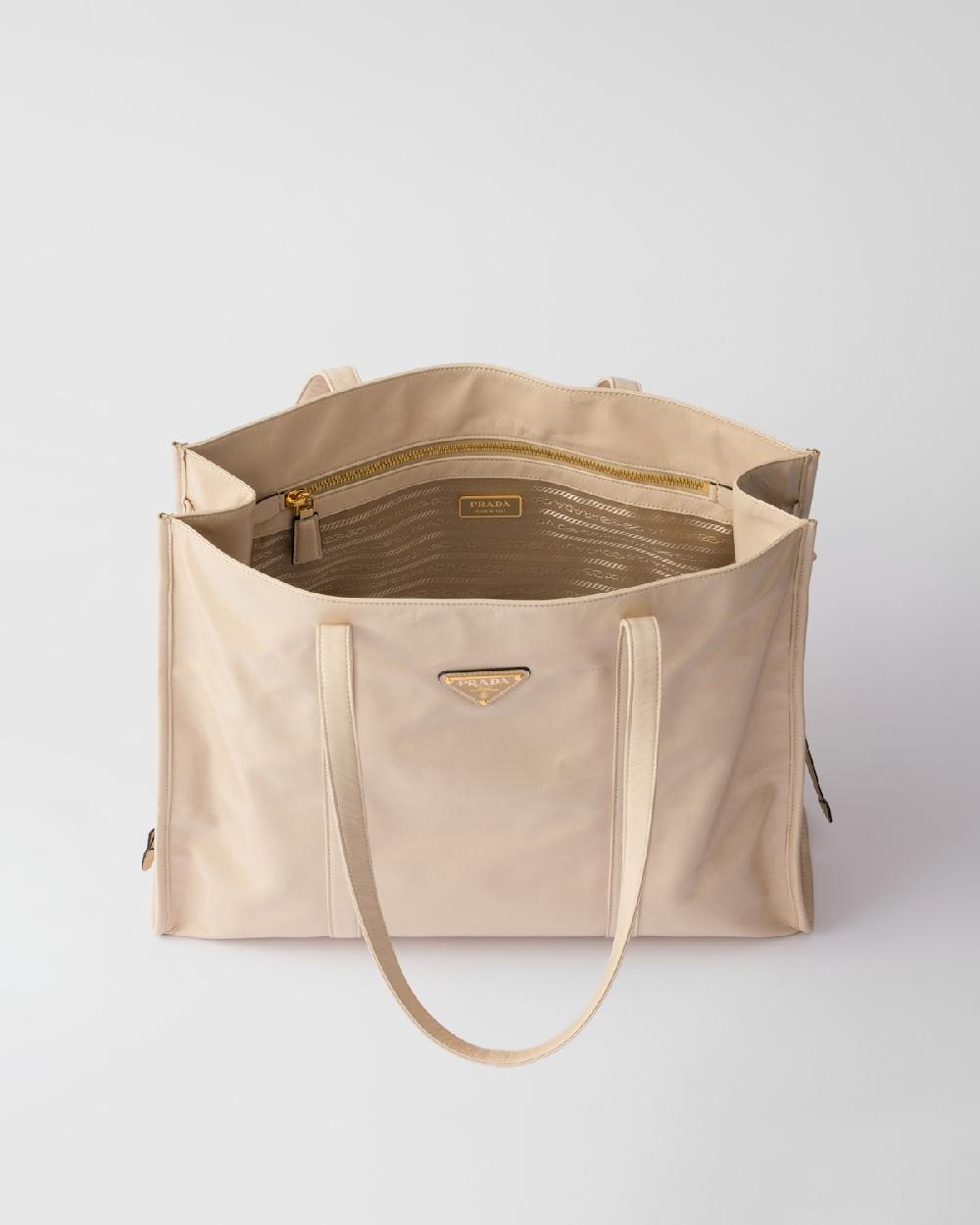 Prada Bolso Tote Grande De Piel