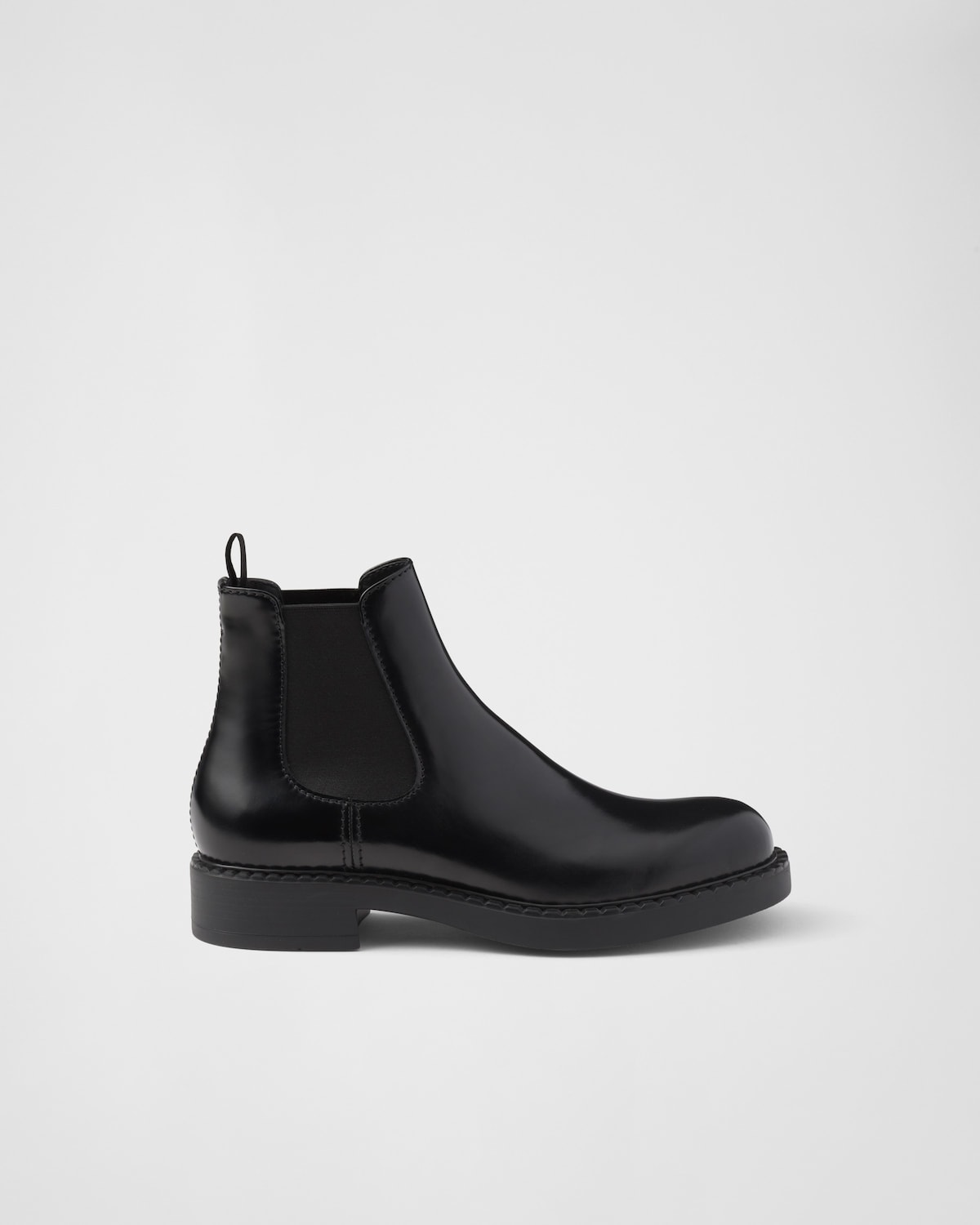 Prada Botas Chelsea de piel cepillada