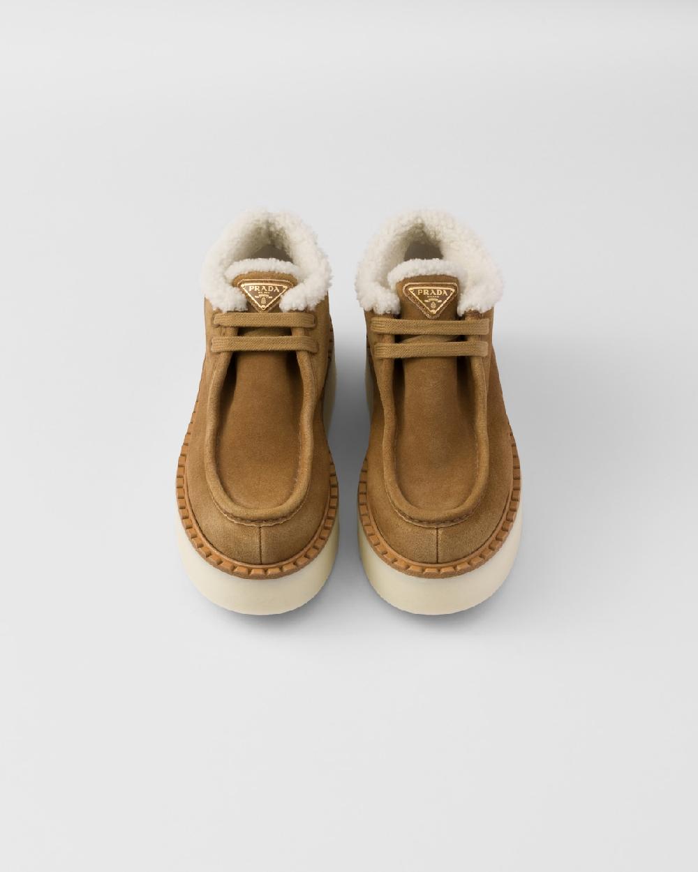 Prada Botas Chukka De Ante