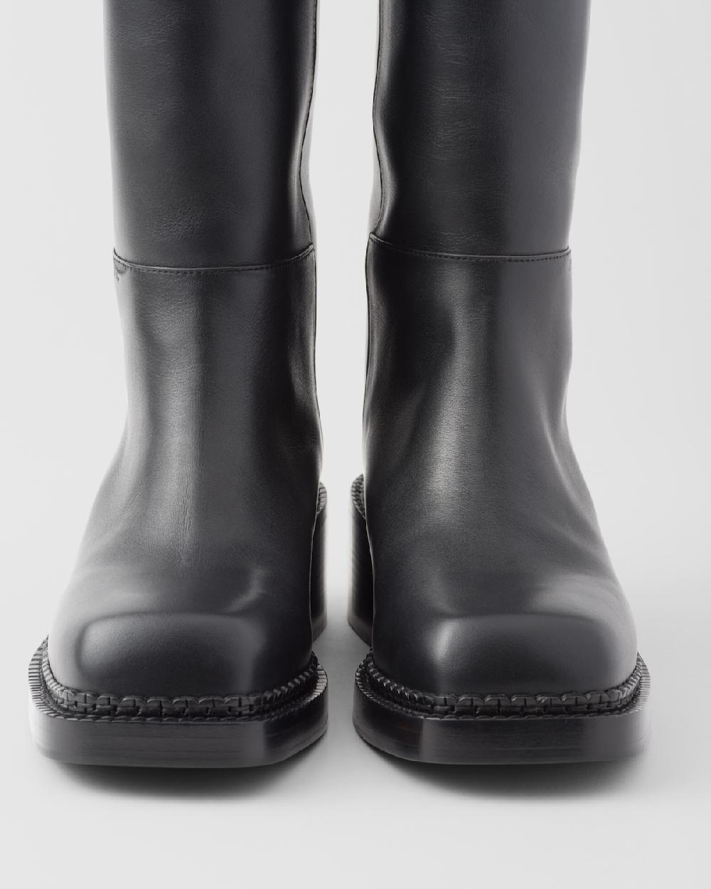 Prada Botas De Piel