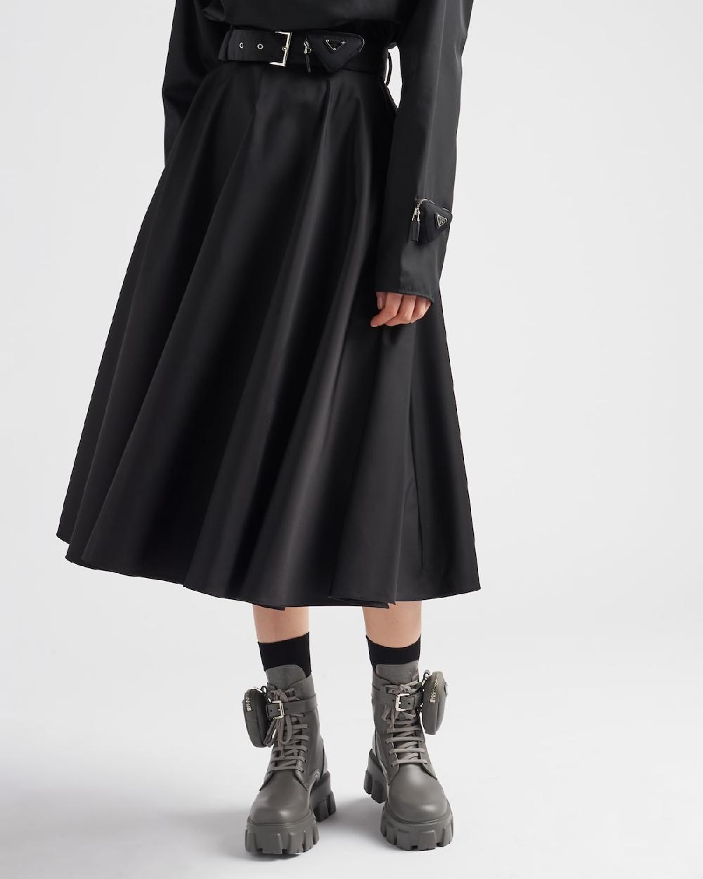 Prada Botas Monolith De Re-Nylon Y Piel