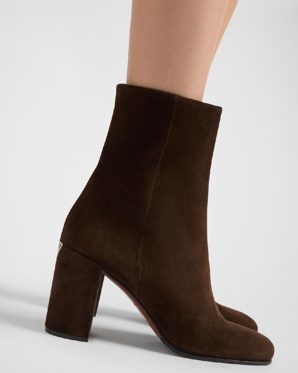 Prada Botines De Ante