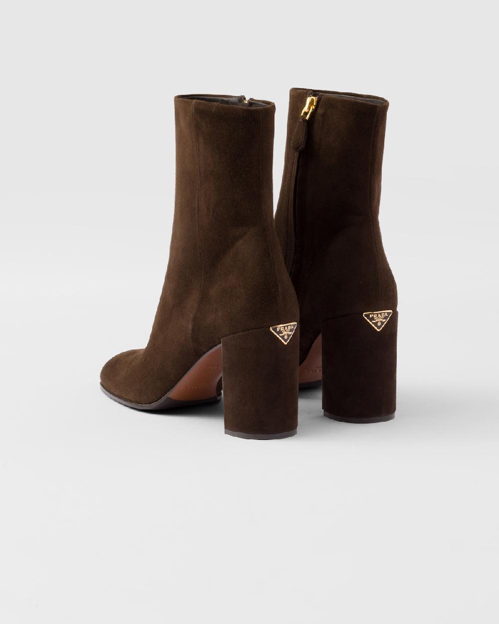 Prada Botines De Ante