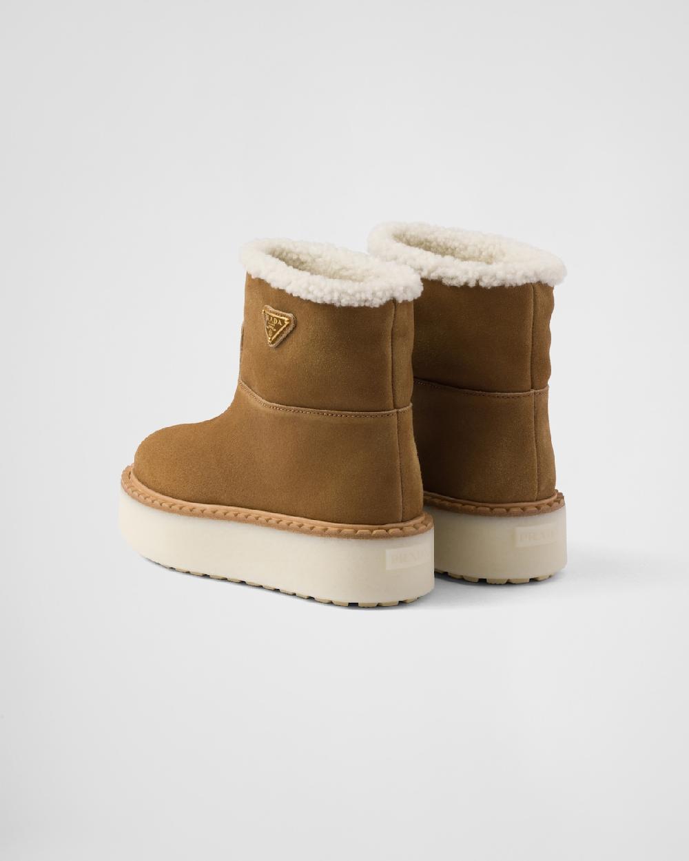 Prada Botines De Ante