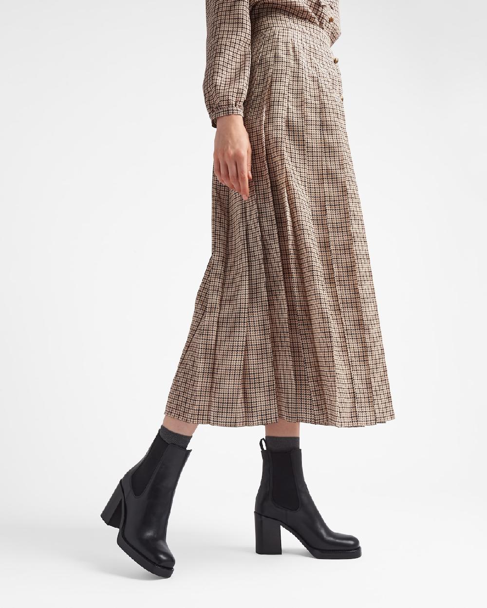 Prada Botines De Piel