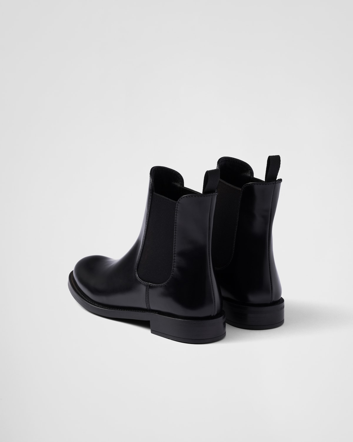 Prada Botines De Piel Cepillada