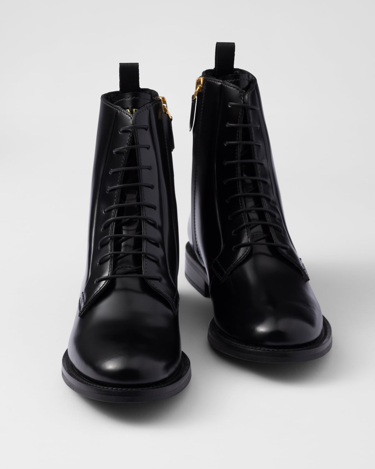 Prada Botines De Piel Cepillada