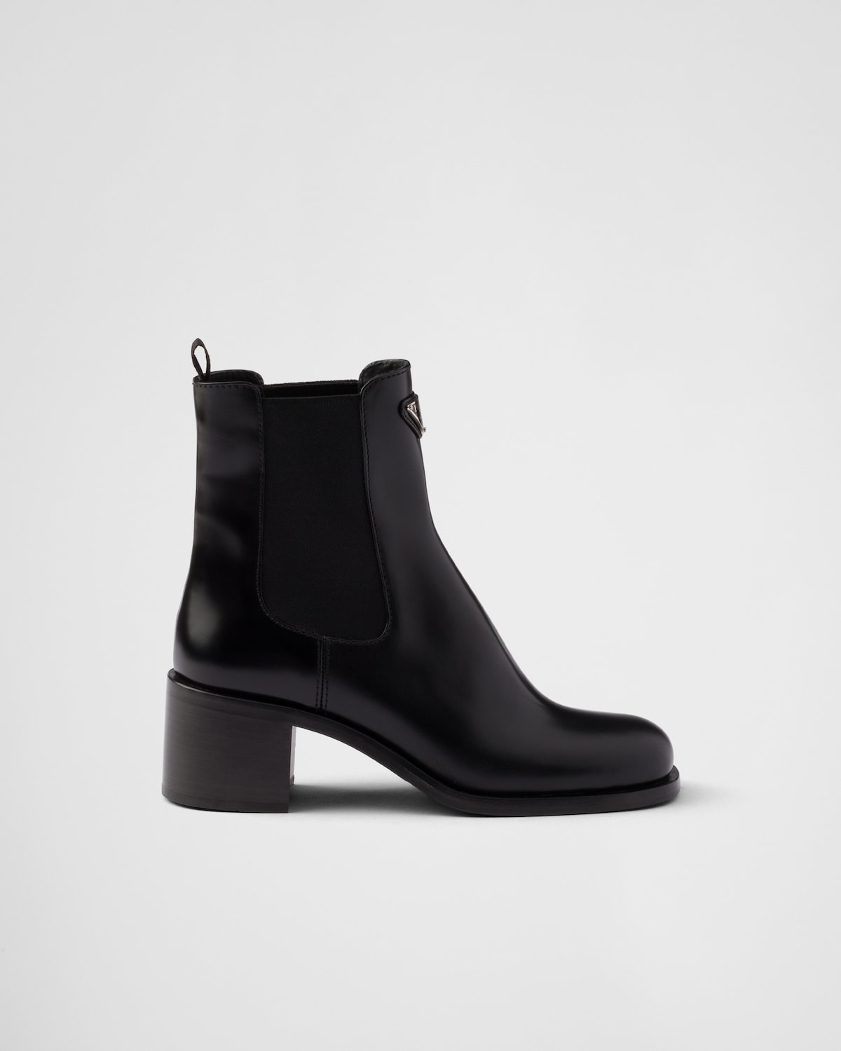 Prada Botines de piel cepillada