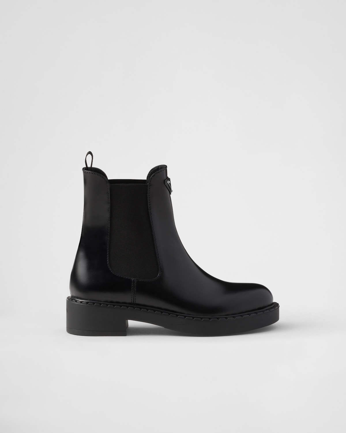 Prada Botines De Piel Cepillada