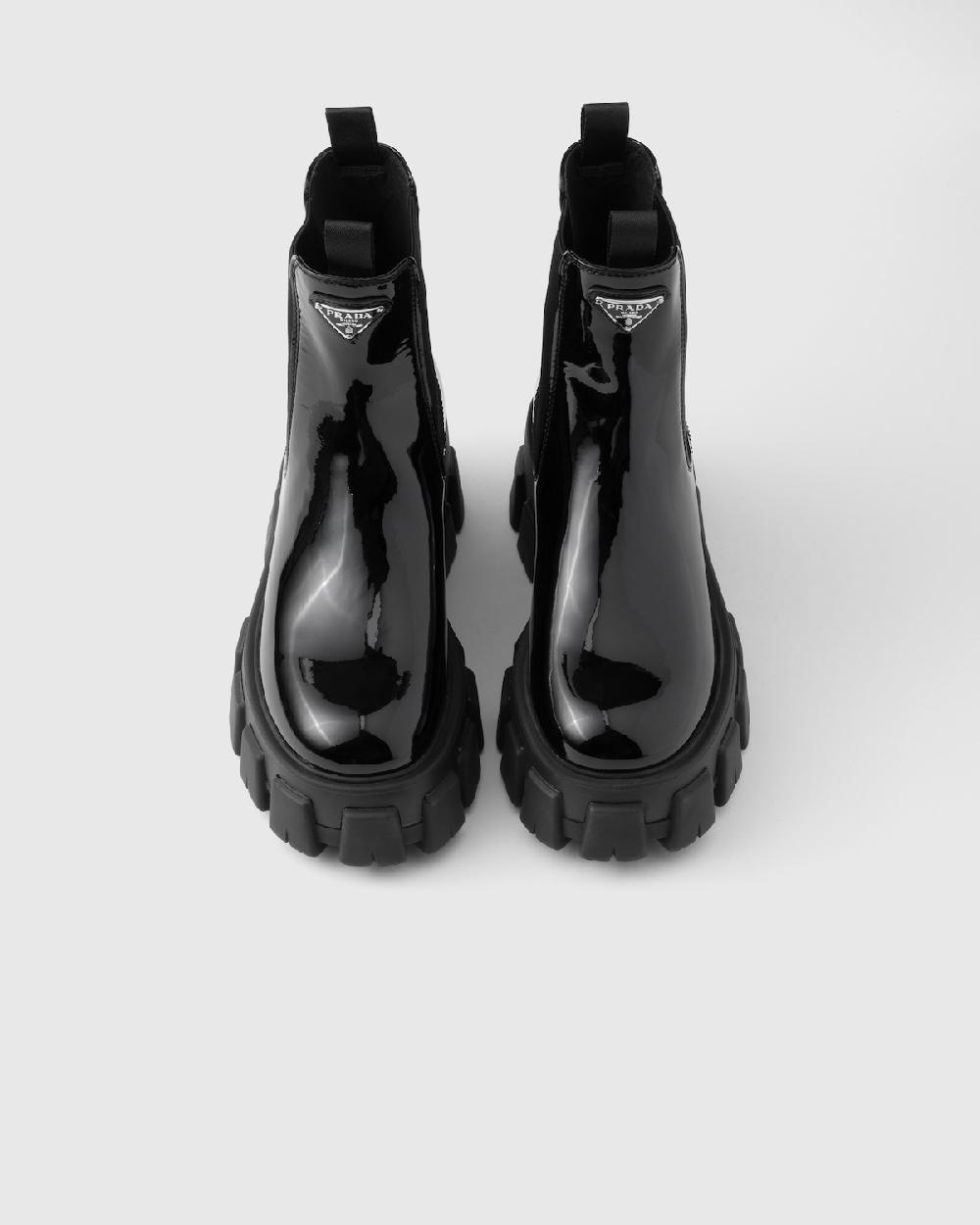 Prada Botines Monolith De Charol