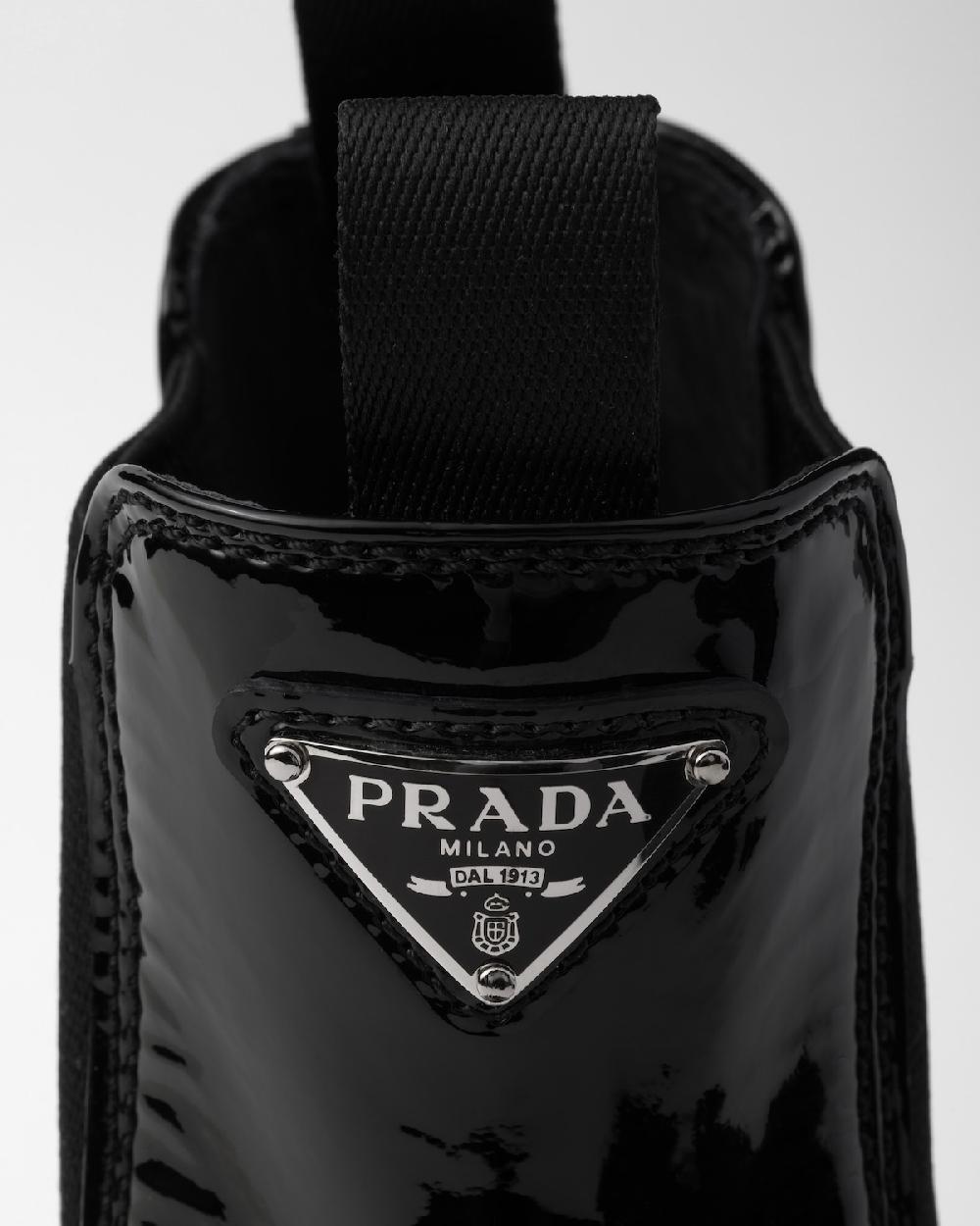Prada Botines Monolith De Charol