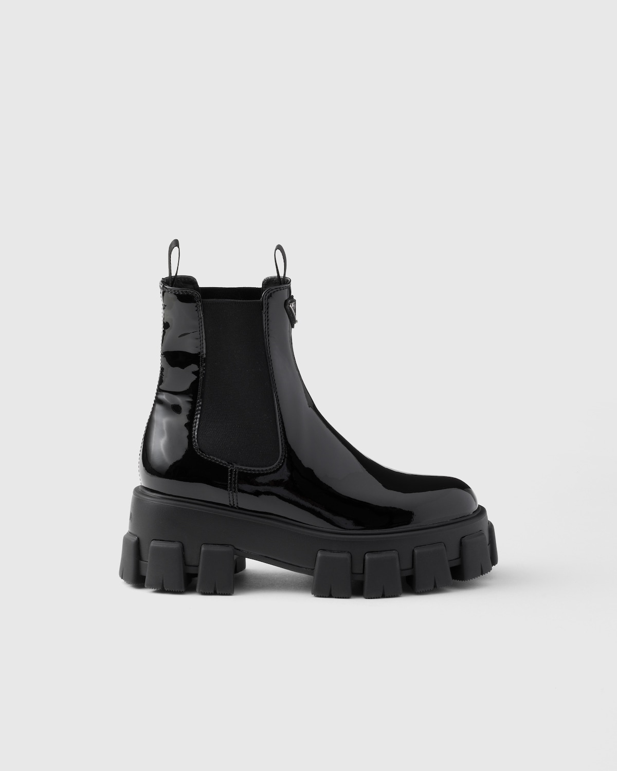 Prada Botines Monolith de charol